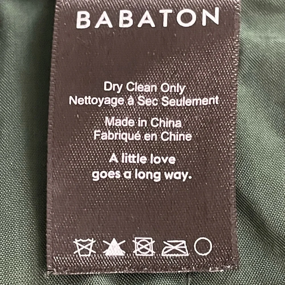 Babaton | Green Linen Blend Ankle Length Pants